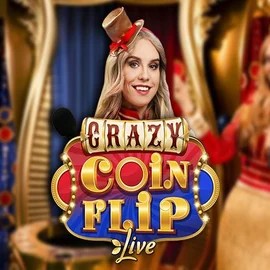 Crazy Coin Flip logo by Evolution Whamoo Casino