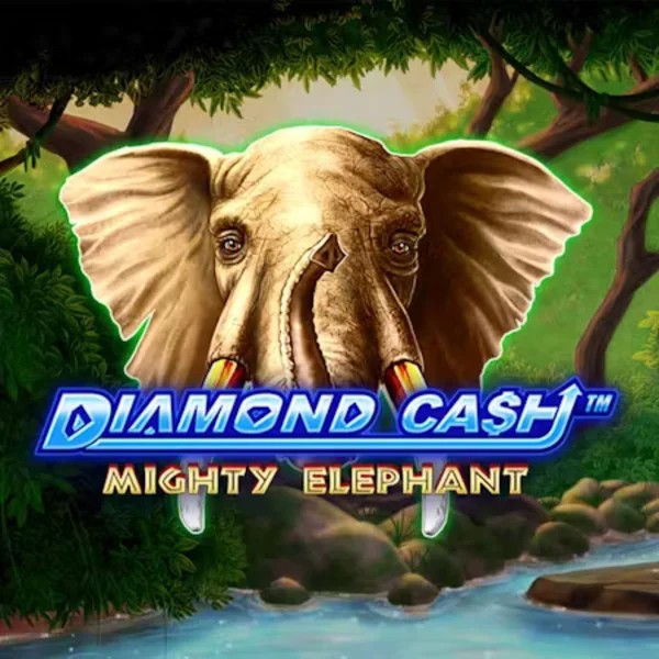 Diamond Cash Mighty Elephant slot logo by Greentube at Whamoo Casino