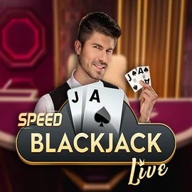 Speed Blackjack slot logo by Pragmatic Play at Whamoo Casino