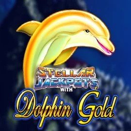 Jackpots logo of Dolphin Gold with Stellar Jackpots from Lightning Box Game at Whamoo Casino