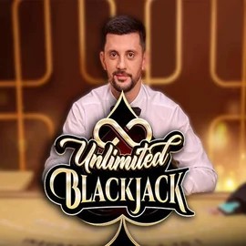 Unlimited Blackjack logo – Live Casino by Ezugi at Whamoo Casino